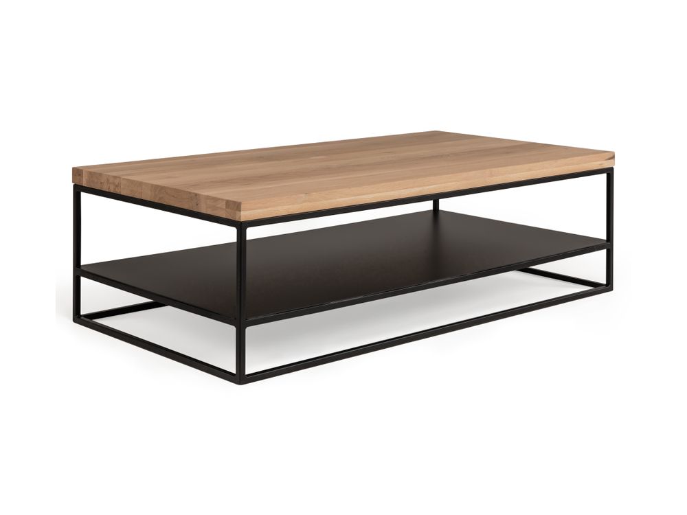 Salontafel GLASGOW - Smoked Oak FDF-18-000012