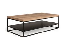 Salontafel GLASGOW - Smoked Oak FDF-18-000012
