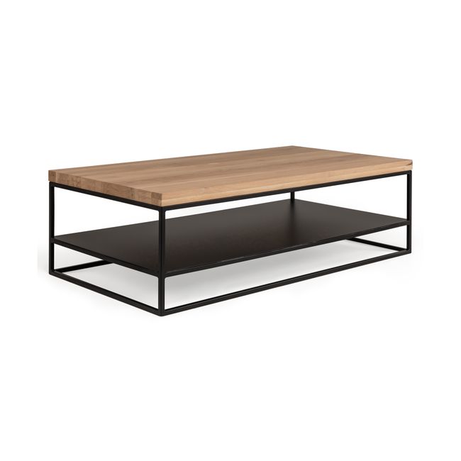 Salontafel GLASGOW - Smoked Oak