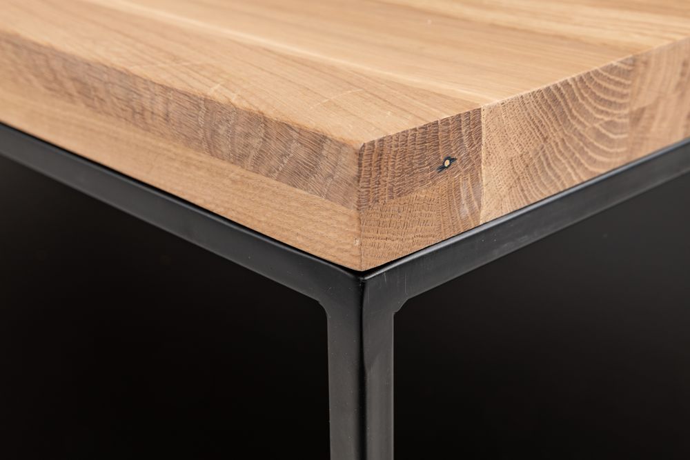 Salontafel GLASGOW - Smoked Oak FDF-18-000012