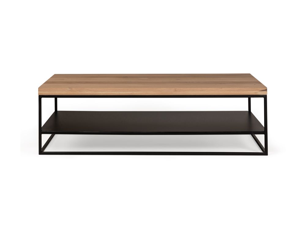 Salontafel GLASGOW - Smoked Oak FDF-18-000012