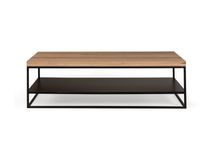 Salontafel GLASGOW - Smoked Oak FDF-18-000012