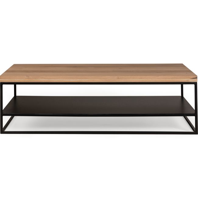 Salontafel GLASGOW - Smoked Oak