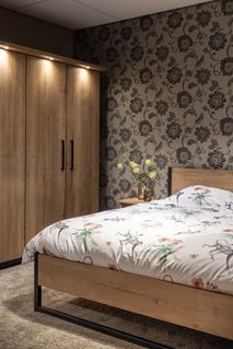 Bed BERLIJN - Hout/metaal MXF BI B1620