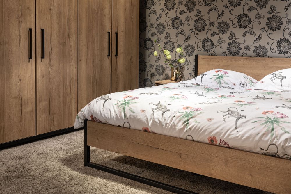 Bed BERLIJN - Hout/metaal MXF BI B1620