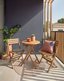 Tuinset opvouwbaar ELISIA - Acacia KAV CC2169M46