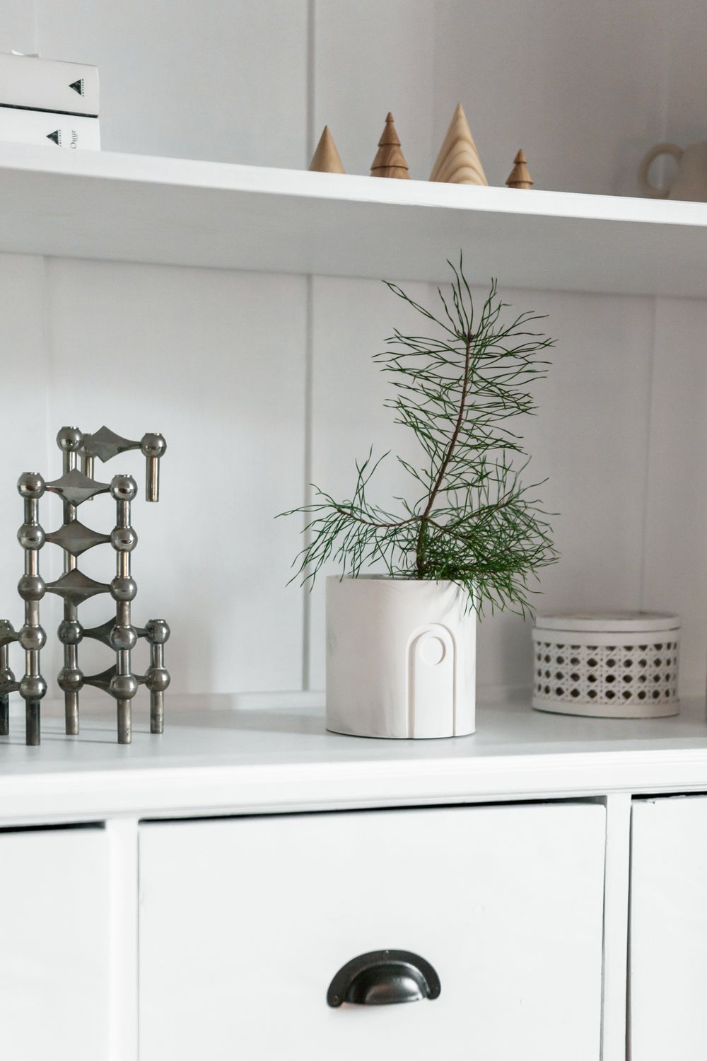 Plantenpot Ø12 cm JANE - Sandy Beige BOU DD0114