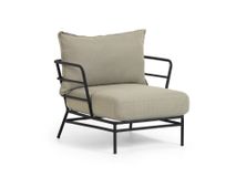 Loungefauteuil MARELUZ - Zwart / Beige KAV S734J03