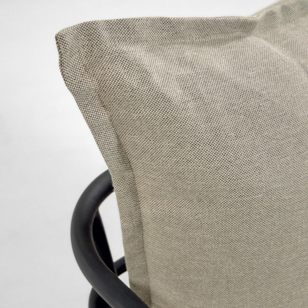 Loungefauteuil MARELUZ - Zwart / Beige KAV S734J03
