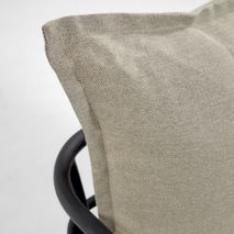 Loungefauteuil MARELUZ - Zwart / Beige KAV S734J03