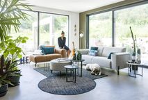 3-zit PRIZZI met pocketveren en designpoot - Lady  XOO 40201-2POC