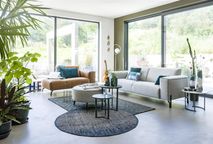 3-zit PRIZZI met pocketveren en designpoot - Lady  XOO 40201-2POC