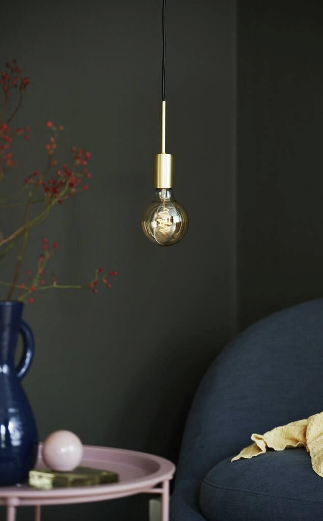 Hanglamp PACO 1 - Messing/zwart