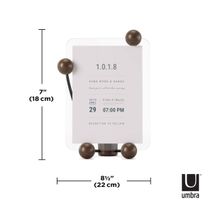 Fotokader WOODY - Walnoot/zwart UBA 1015611-048