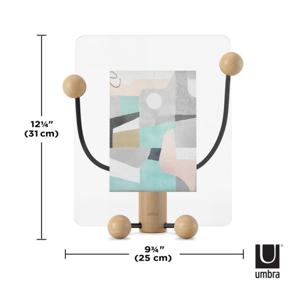 Fotokader WOODY - Walnoot/zwart UBA 1015612-045