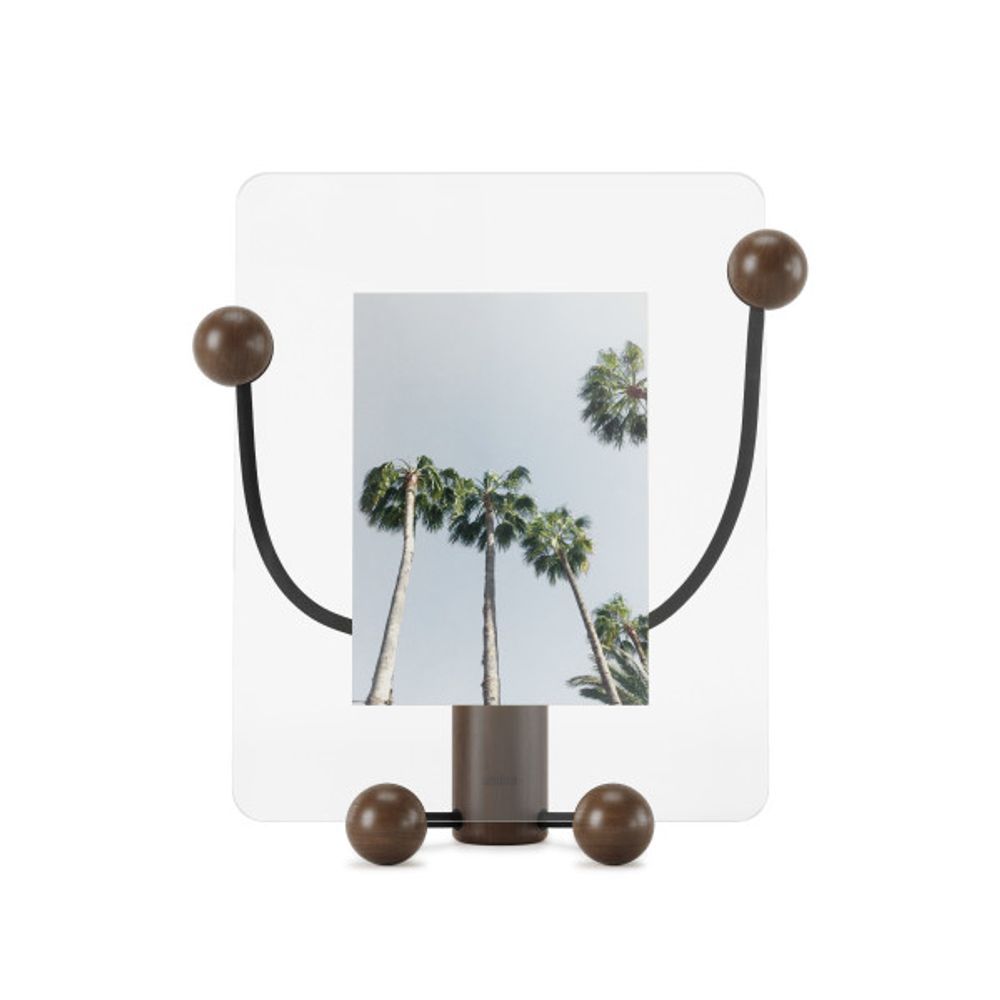 Fotokader WOODY - Walnoot/zwart UBA 1015612-048