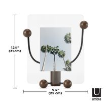 Fotokader WOODY - Walnoot/zwart UBA 1015612-048