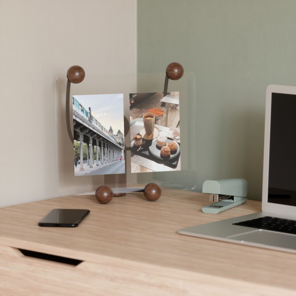 Fotokader WOODY - Walnoot/zwart UBA 1015612-048