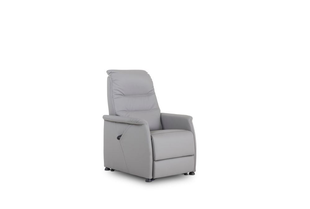 Elektrische relax CORRIDO - Grijs leder RCR CO RXET