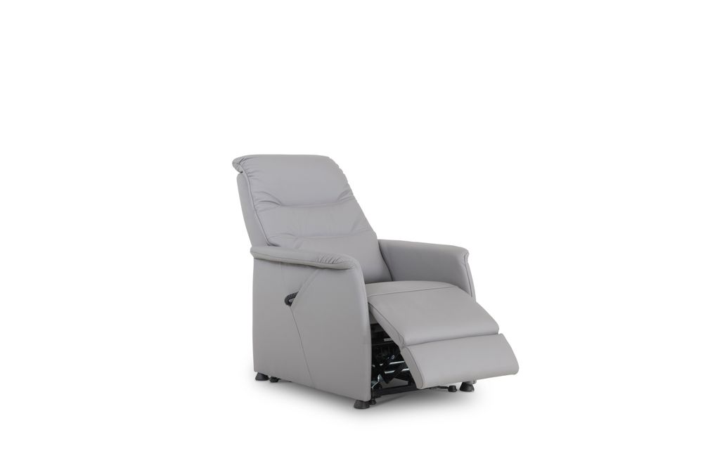 Elektrische relax CORRIDO - Grijs leder RCR CO RXET