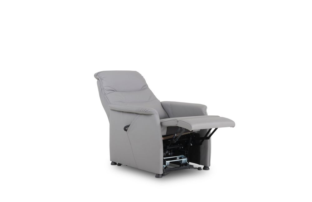 Elektrische relax CORRIDO - Grijs leder RCR CO RXET