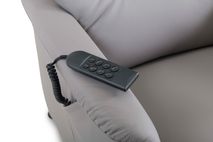 Elektrische relax CORRIDO - Grijs leder RCR CO RXET