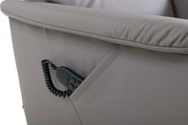 Elektrische relax CORRIDO - Grijs leder RCR CO RXET