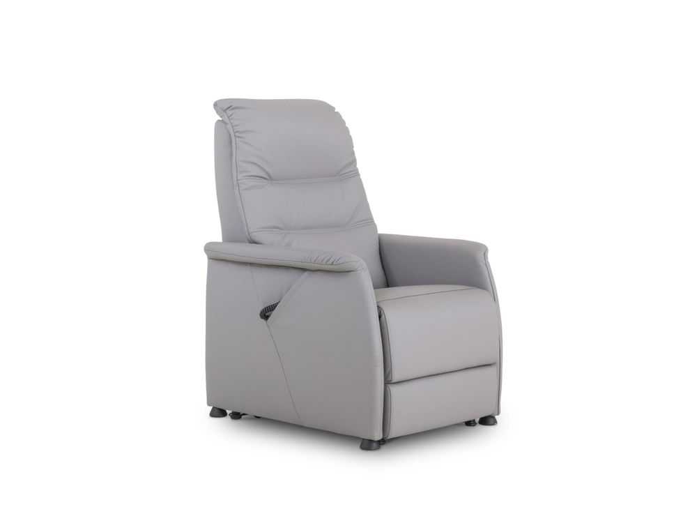 Elektrische relax CORRIDO - Grijs leder RCR CO RXET