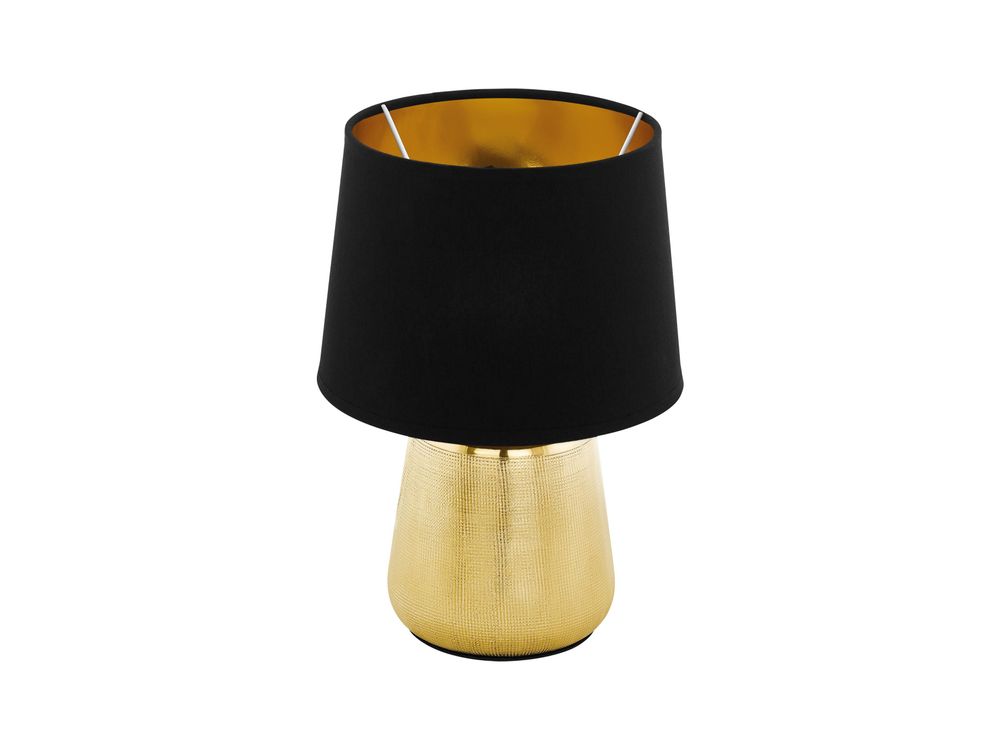 Tafellamp MANALBA 1 - Zwart/goud EGL 99331