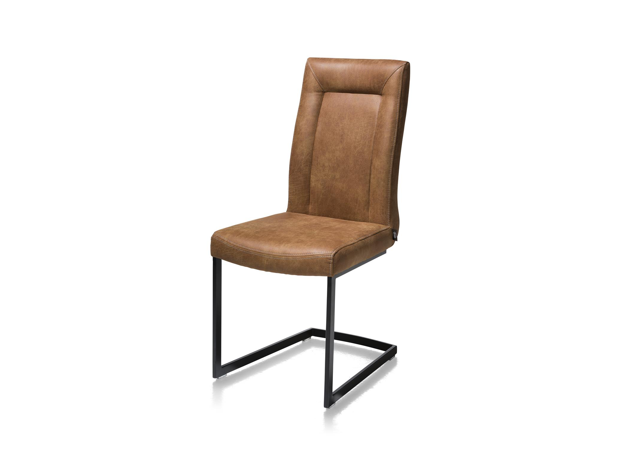 Stoel MALENE met swingframe - Secilia cognac HEH 29774-COG