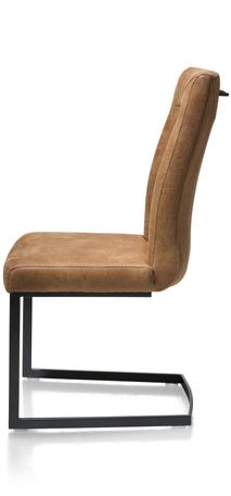 Stoel MALENE met swingframe - Secilia cognac HEH 29774-COG