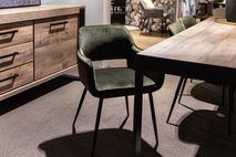 Eetkamerstoel RANJA - Olive Green ACT JA STO