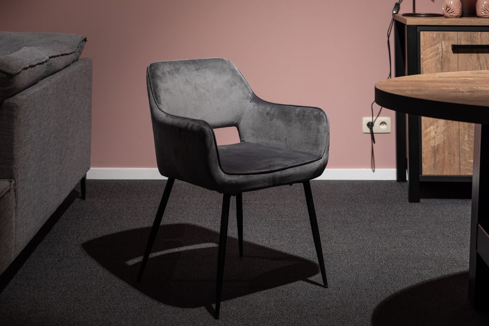 Eetkamerstoel RANJA - Dublin Black ACT JA STOGR