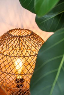 Tafellamp KENJIRO - Rotan zwart LCD035390144