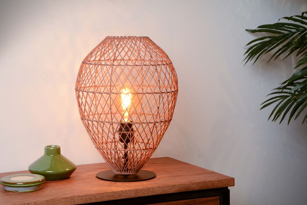 Tafellamp KENJIRO - Rotan zwart LCD035390144