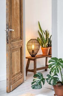 Tafellamp KENJIRO - Rotan zwart LCD035390130