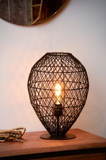 Tafellamp KENJIRO - Rotan zwart LCD035390130