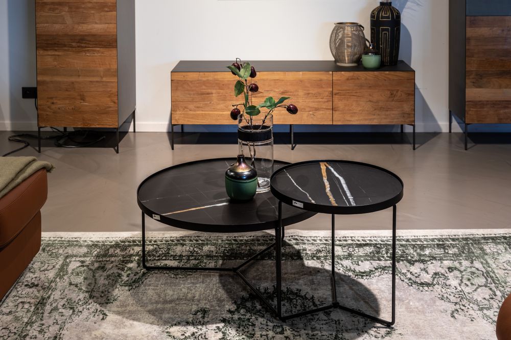 Salontafel RONDA - Wit PLMD RO T80Z