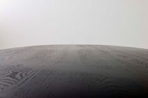 Ovale tafel COX - Zwart hout/metaal TRS CO1224