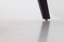 Ovale tafel COX - Zwart hout/metaal TRS CO1224