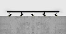 Spot bar OMARI 5x - Zwart NLX 2112203003