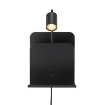 Wandlamp met houder ROOMI - Zwart metaal NLX 2112551003