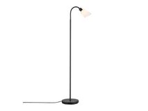 Vloerlamp MOLLI 1 - Zwart/gesatineerd glas NLX 2112834003