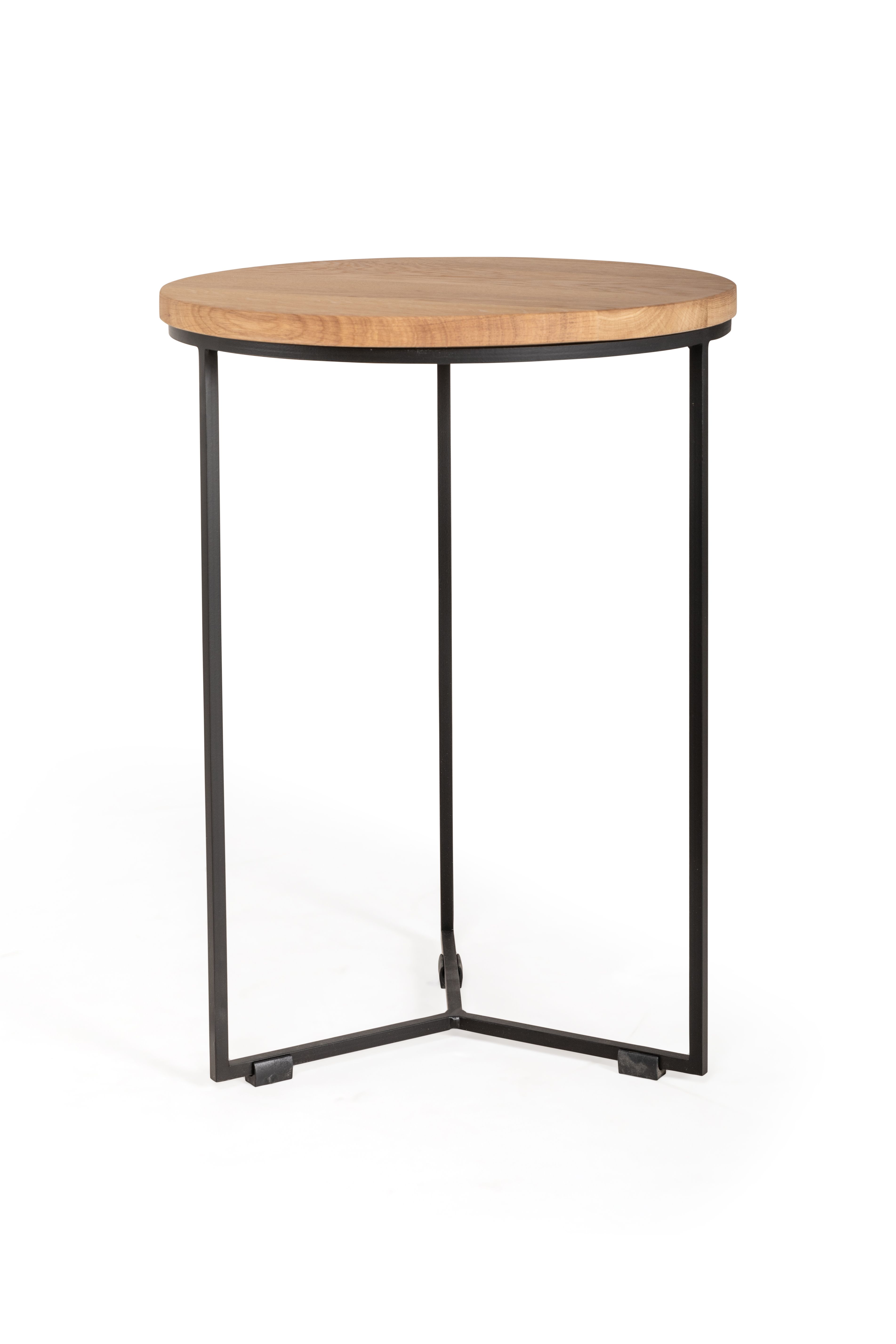 Bijzettafel ISAK - Eik naturel/zwart metaal VDC IS BT40
