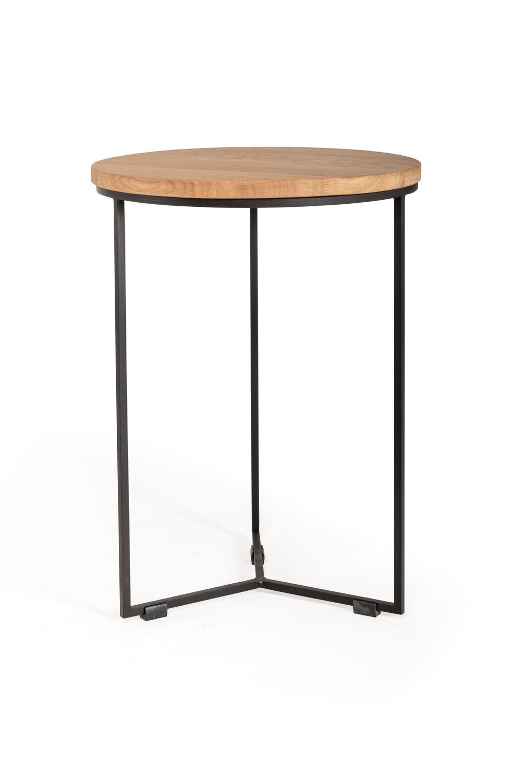 Bijzettafel ISAK - Eik naturel/zwart metaal VDC IS BT40