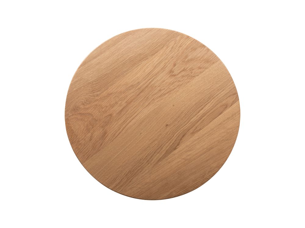 Bijzettafel ISAK - Eik naturel/zwart metaal VDC IS BT40