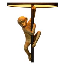 Vloerlamp CHIMP - Goud/zwart LCD107028130