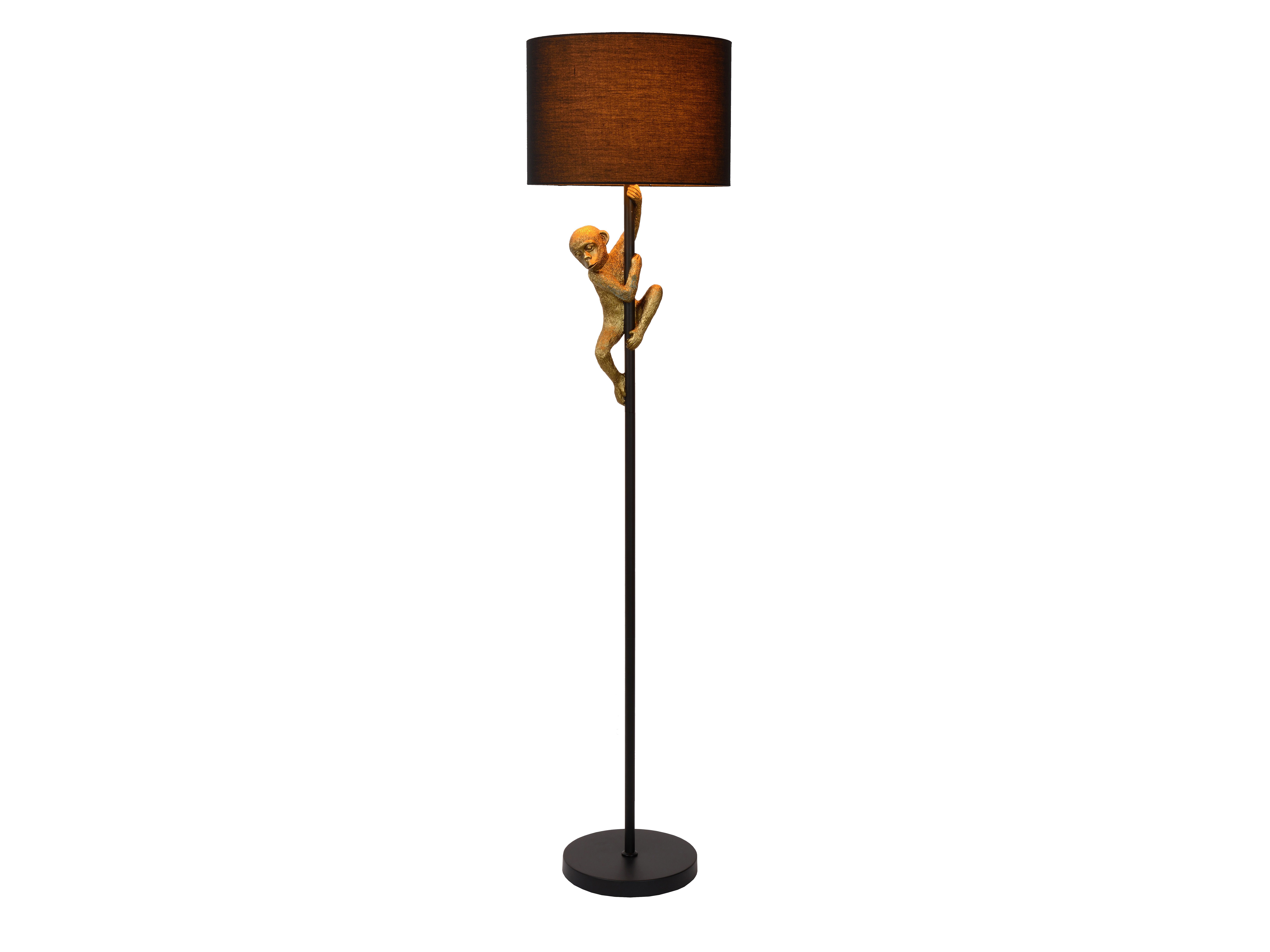 Vloerlamp CHIMP - Goud/zwart LCD107028130