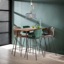 Barstoel 3739 - Velvet blauw ZLS 3739A