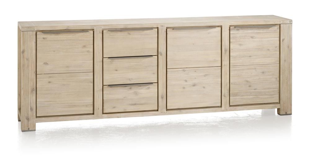 HENDERS & HAZEL - Kast dressoir BUCKLEY - Old Java Grey - hout - b250 x ...